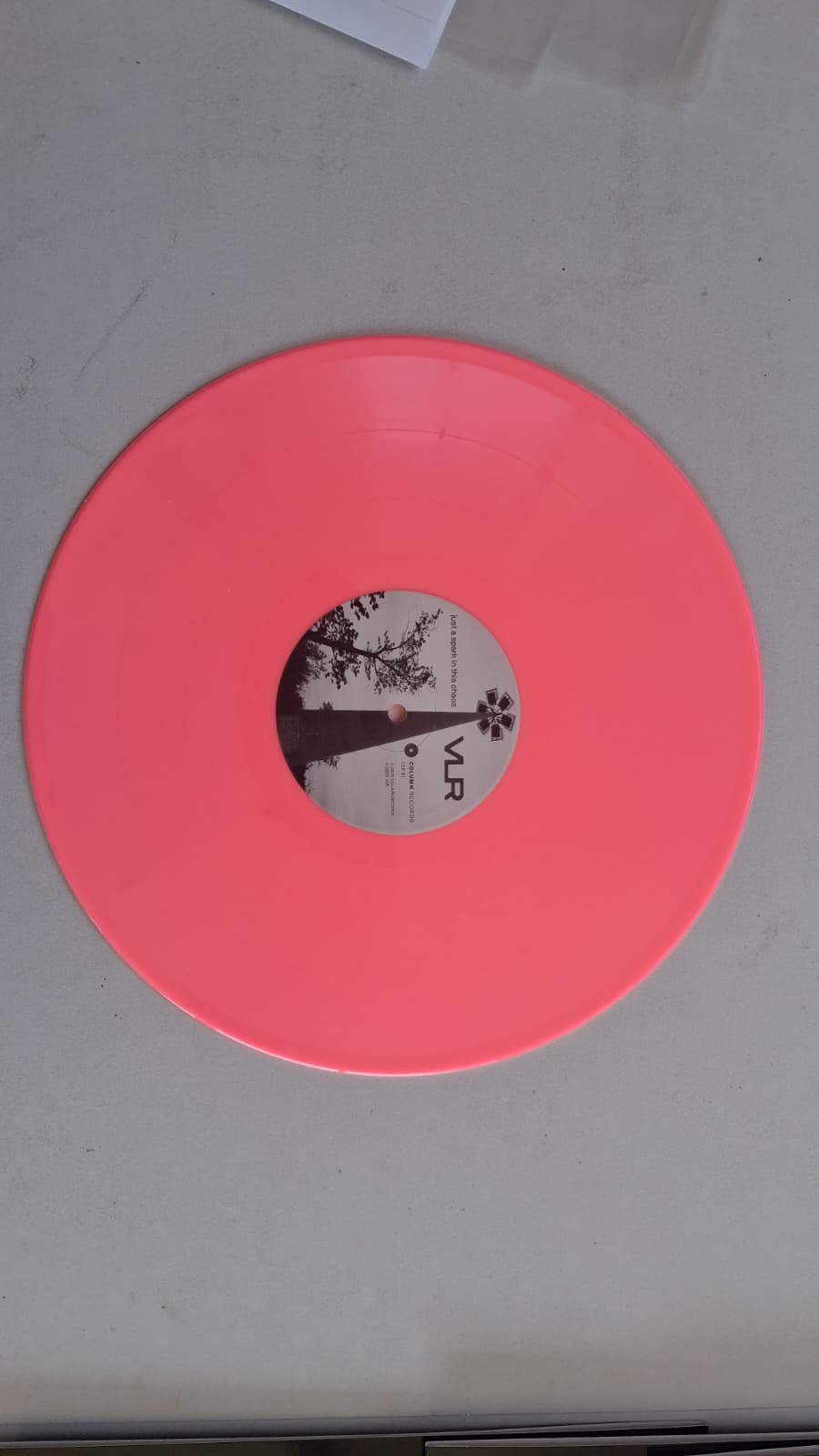Pink vinyl disc